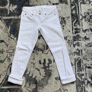 White capris never been worn